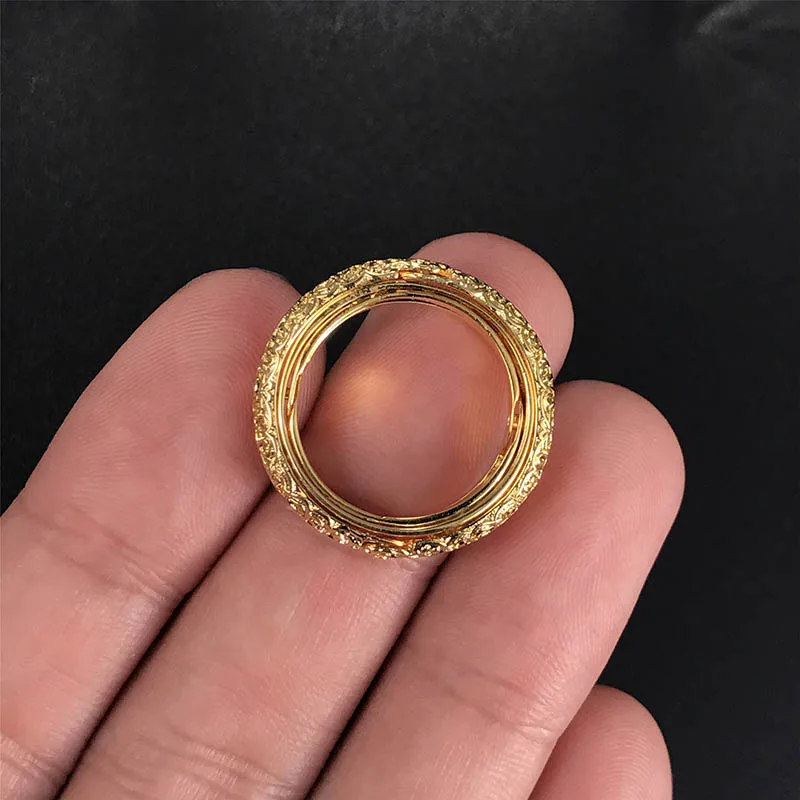 Модное креативное кольцо с астрономическим шаром для женщин и мужчин, винтажное золотое серебряное кольцо с сферическим комплексом, вращающиеся кольца, ювелирные подарки