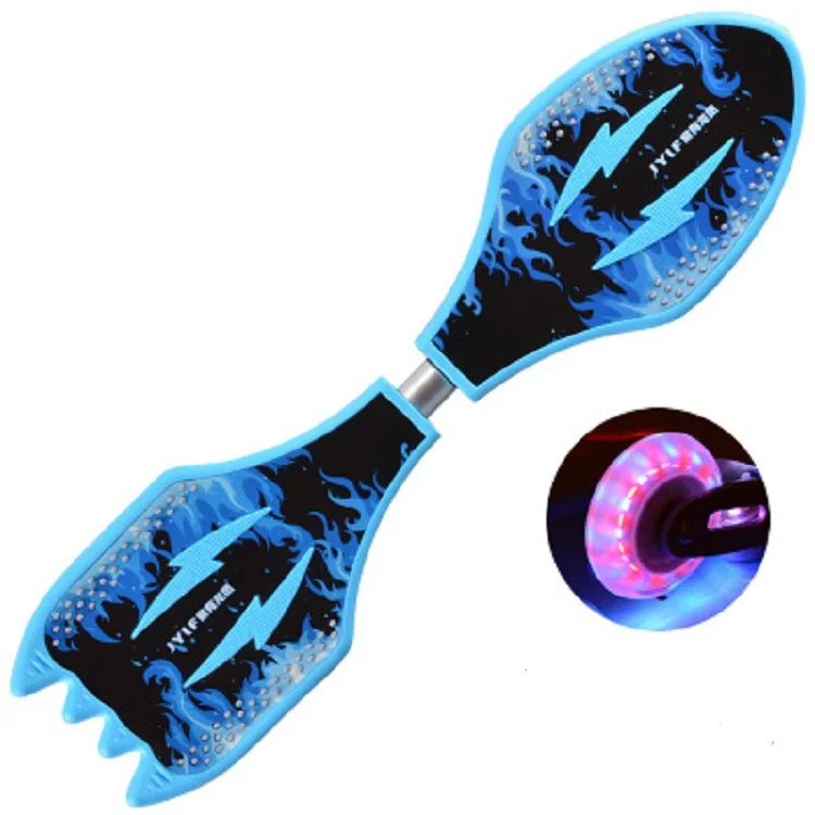 

CHILDREN'S Two Wheels Scooter Teenager Two Wheels Flashing Wheel Sway Beginners Vigor Board Rocket Board Customizable