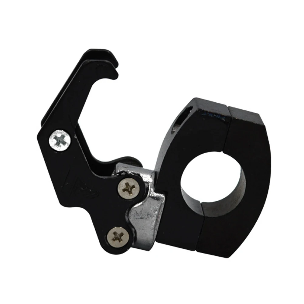 Черный Practical Holder Aluminum Alloy Helmet Hook Easy Install Luggage Bag Hanger Accessories Claw Shaped Stable Motorcycle Universal - Цвет: Черный
