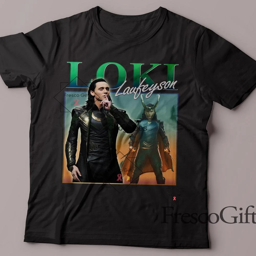 Loki Laufeyson Рубашка Tom Hiddleston рубашка винтажная Ретро футболка больше цветов | Мужская