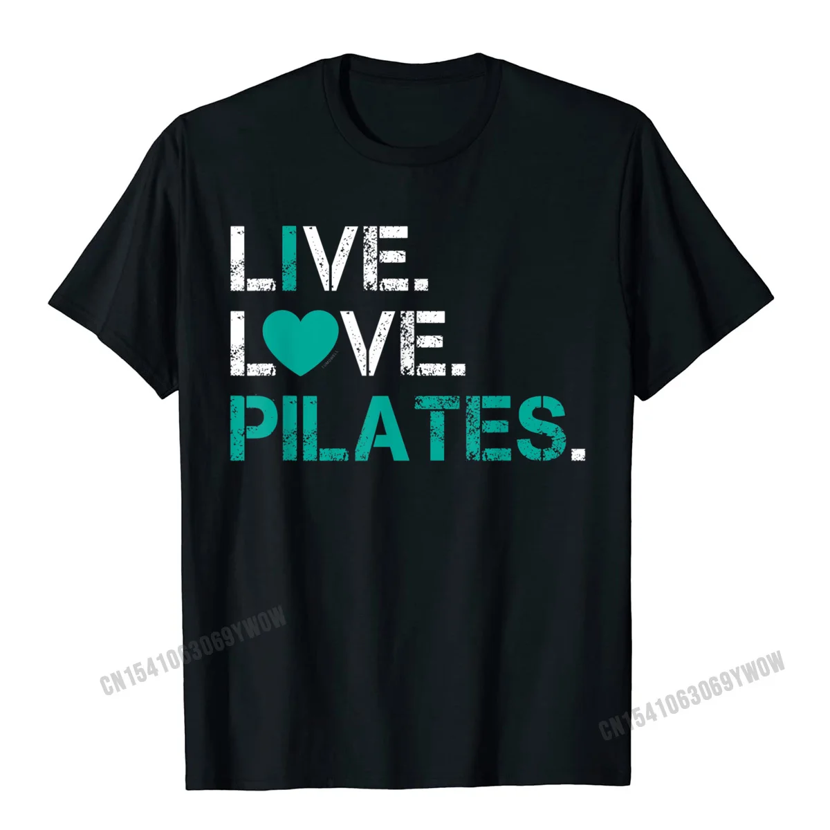 comfortable Tops T Shirt Company O Neck Slim Fit Short Sleeve Pure Cotton Men T-shirts Normal Top T-shirts Wholesale I Love Pilates Shirt - Live Love Pilates T Shirt__507 black