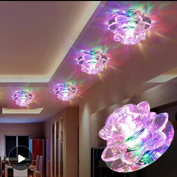 

Living Room Decoration Small Light Hole Light Embedded LED Can Light Crystal Lamp Lighting Ceiling Light Fixtures Living Room