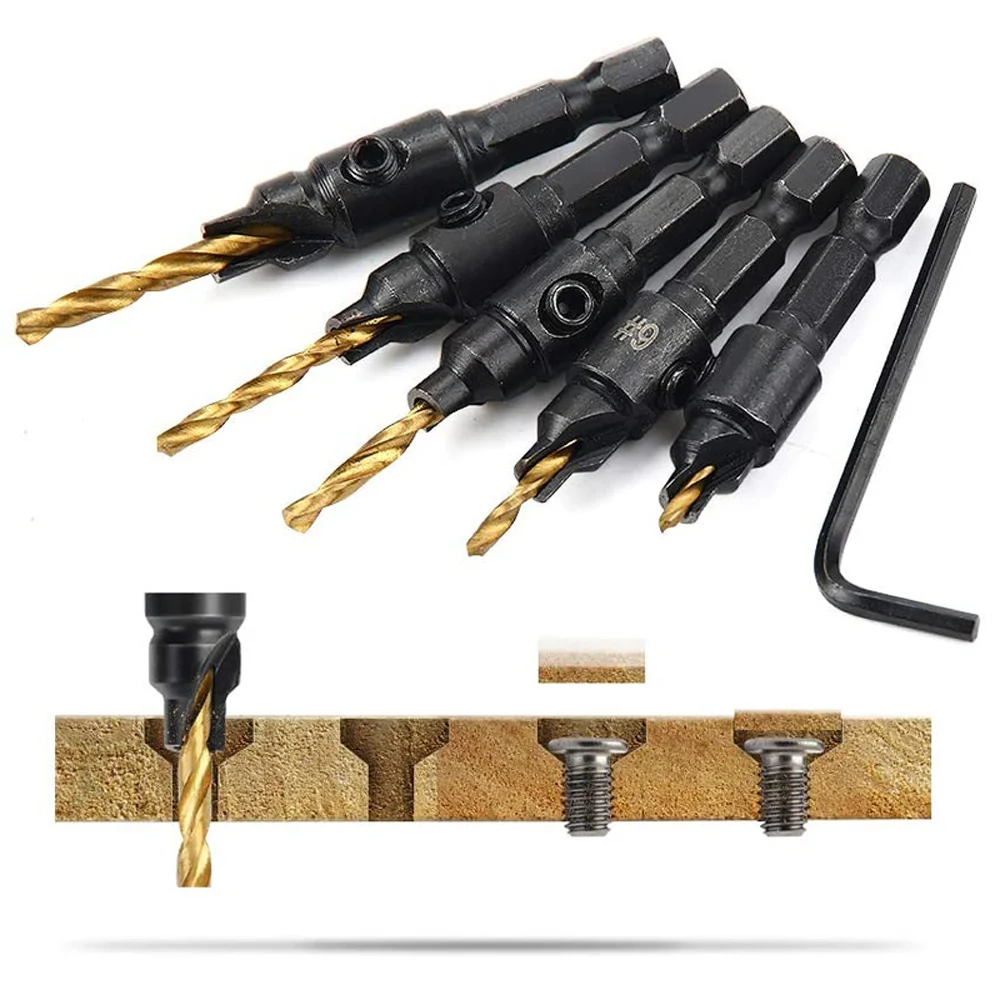 6Pcs-Countersink-Drill-Woodworking-Drill-Bit-Set-Drilling-Pilot-Holes-For-Screw-Sizes-hand-tool-set-(3)