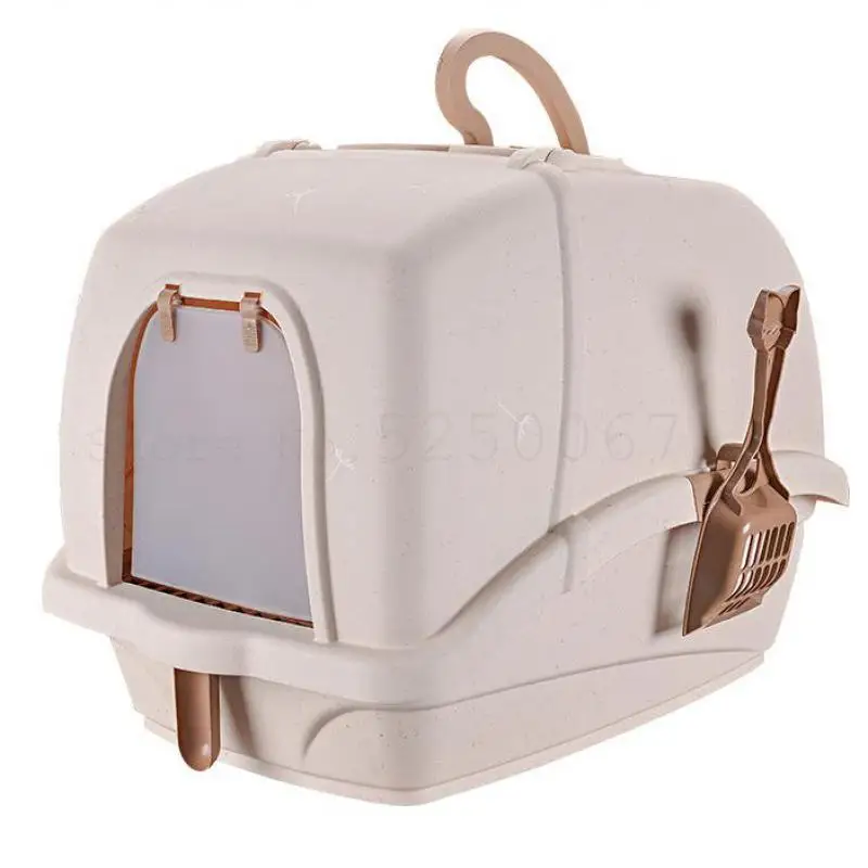 Fully Enclosed Deodorizing Double-decked Cat Toilet With Large And Small Size Anti-splashing Shit Sand Basin Prod | Дом и сад