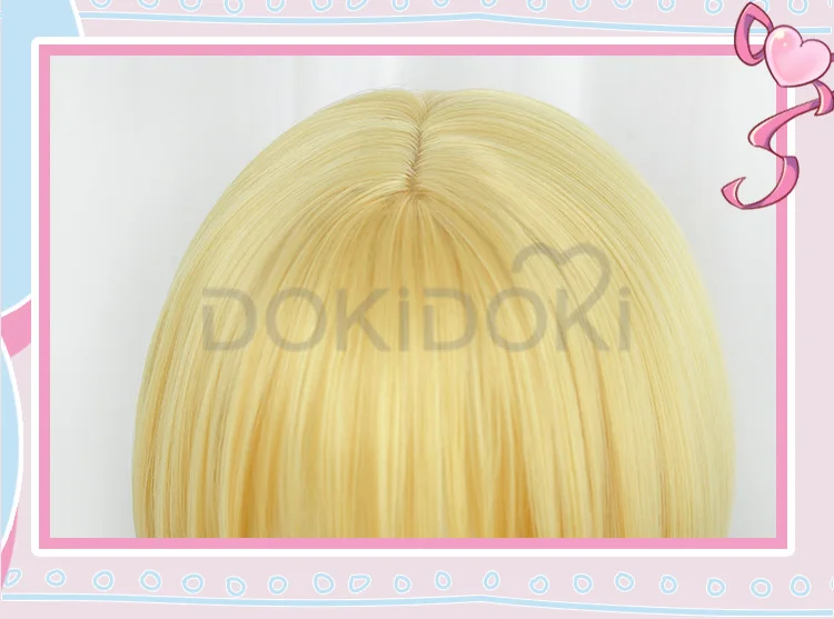 DokiDoki Anime HUNTER×HUNTER Cosplay Kurapika Wig Heat Resistant Synthetic Hair Kurapika Wig police woman costume