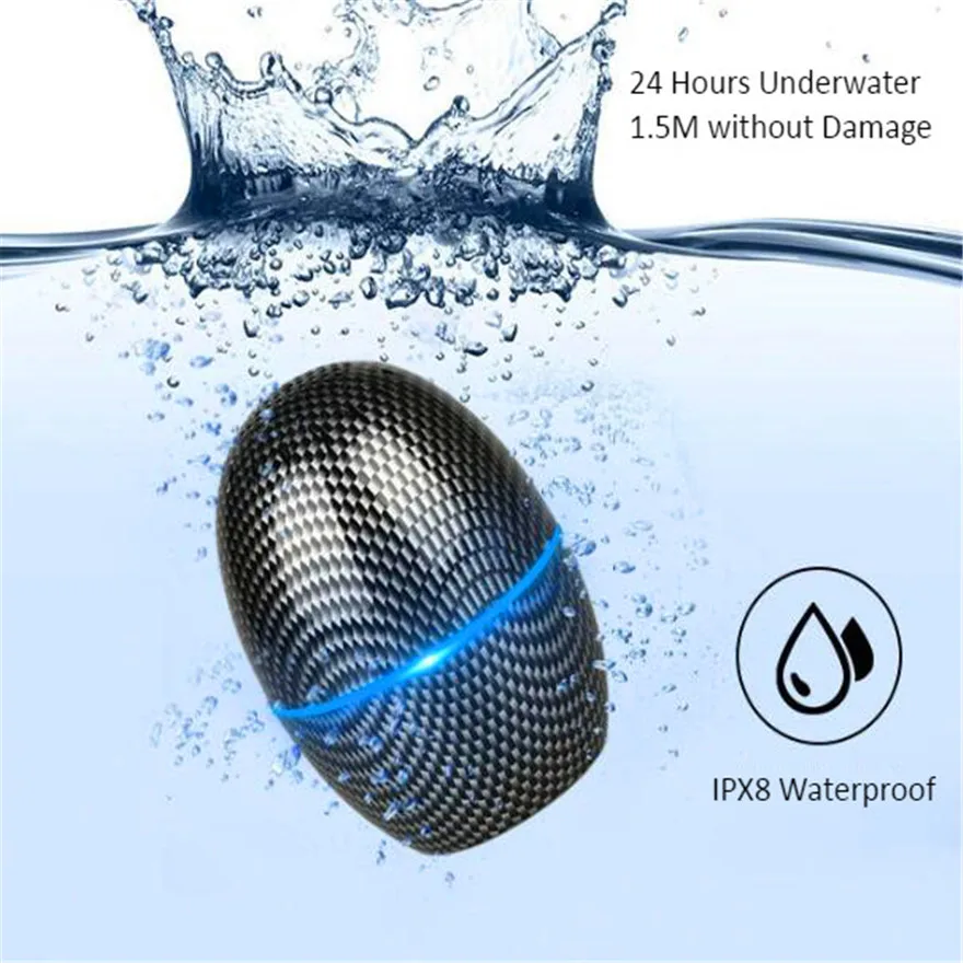 

Ipx8 Waterproof Mini Speaker Bluetooth Soundbar Column Diving Water Sports Music Center Shower Speaker Acoustic Audio System