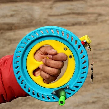 

Winder Fire Wheel Handle Tool Kite Reel Twisted String Line Kite Reel Winder with String for Kite Accessories