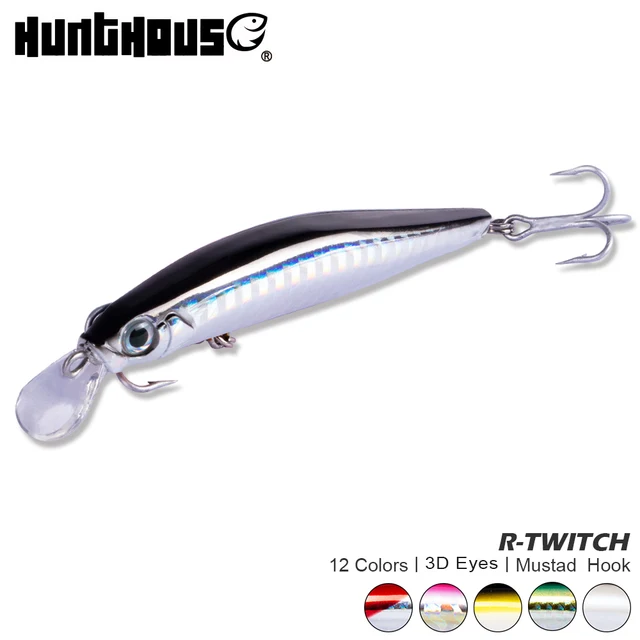 US $3.57 Hunt house fishing lure artist sinking minnow lure freshwater fishing trout lure hard bait 70mm 7g 