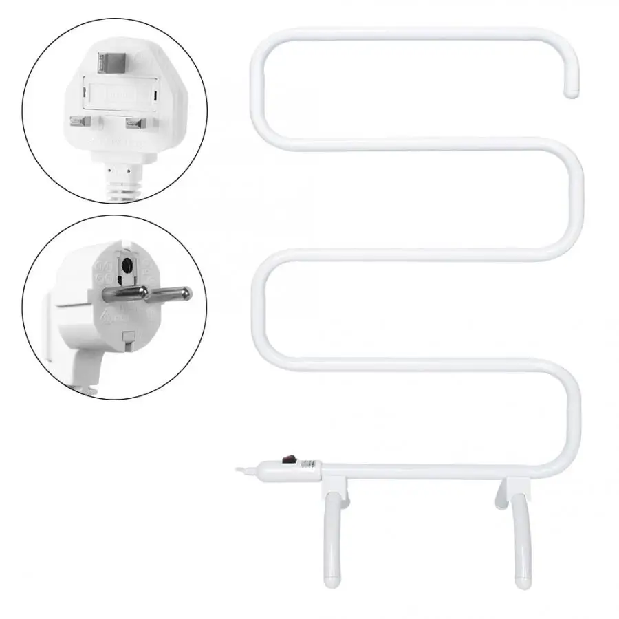 Сушилка для белья бытовая напольная подставка S образной формы с постоянной