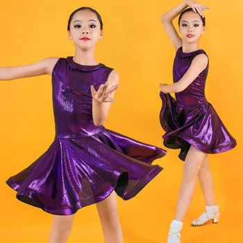 

Latin Dance Dress Girls Fashion Tango Salsa Cha Cha Performance Dresses Samba Rumba Rave Outfit Ballroom Practice Wear DC4287