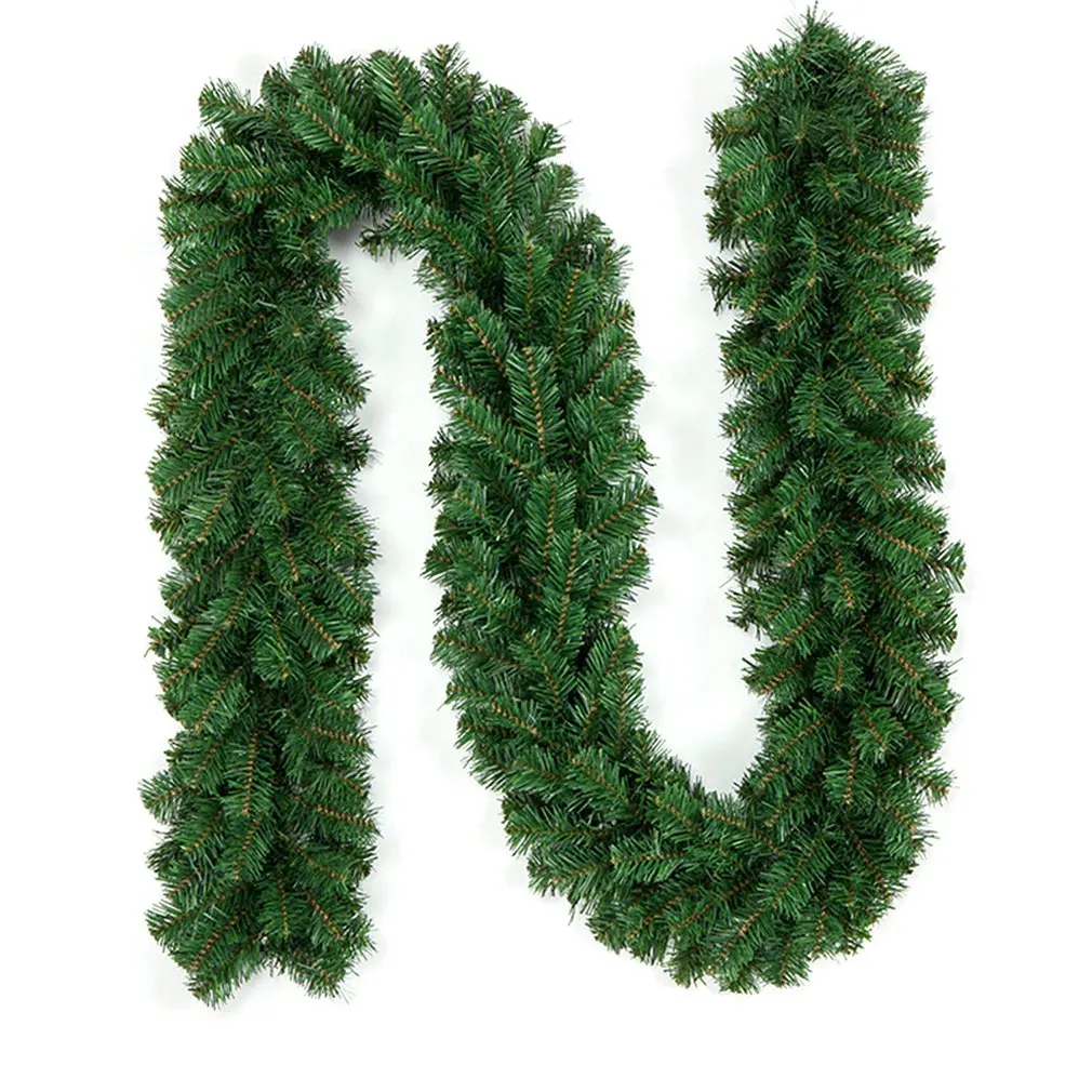 

Christmas Rattan Pvc Encryption DIY Green Christmas Rattan Shopping Mall Window Decoration Christmas Decoration Rattan