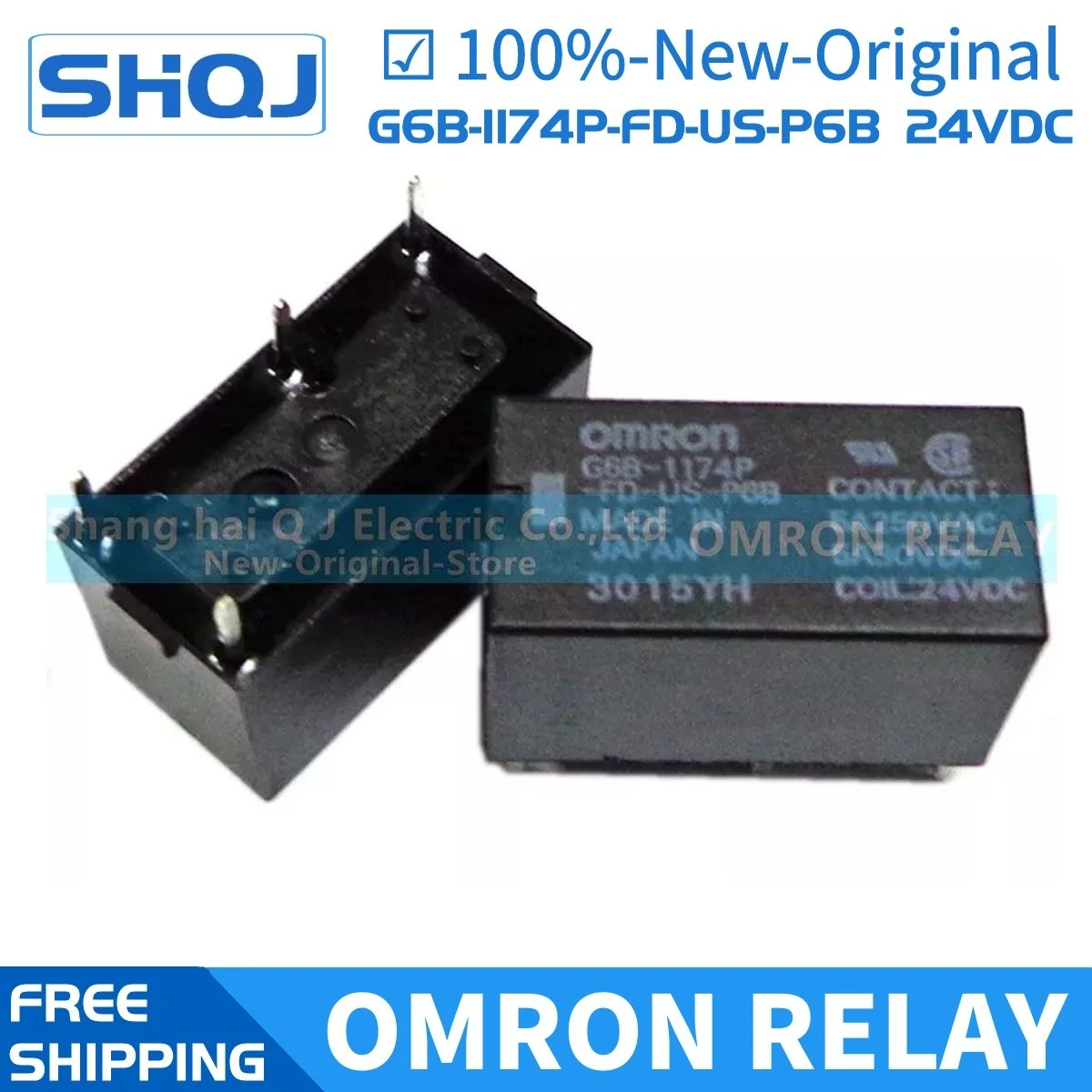 Relé G6b 1114p Rele Omron 24v G6b 1114p Fd Us Dc24 4pin 5a - Foto 9