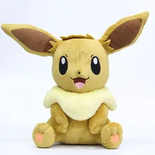 TAKARA TOMY Покемон 26 см сидя осанки Eevee животных плюшевые игрушки для детей Рождественский подарок