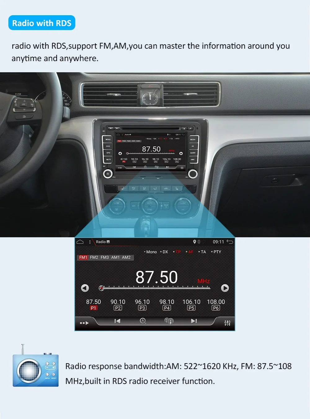 Clearance 2 Din Quad Core android 8.1 car dvd player Aux gps Stereo For Volkswagen Skoda POLO GOLF 5 6 PASSAT CC TIGUAN TOURAN Fabia Caddy 9 Clearance 2 Din Quad Core android 8.1 car dvd player Aux gps Stereo For Volkswagen Skoda POLO GOLF 5 6 PASSAT CC TIGUAN TOURAN Fabia Caddy 9