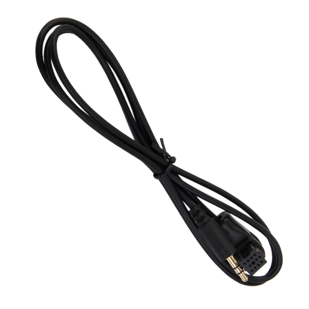Car Radio Audio Aux Cables MP3 3.5mm Male Plug Input Adapter Connector Wire for Pioneer Headunit IP-BUS