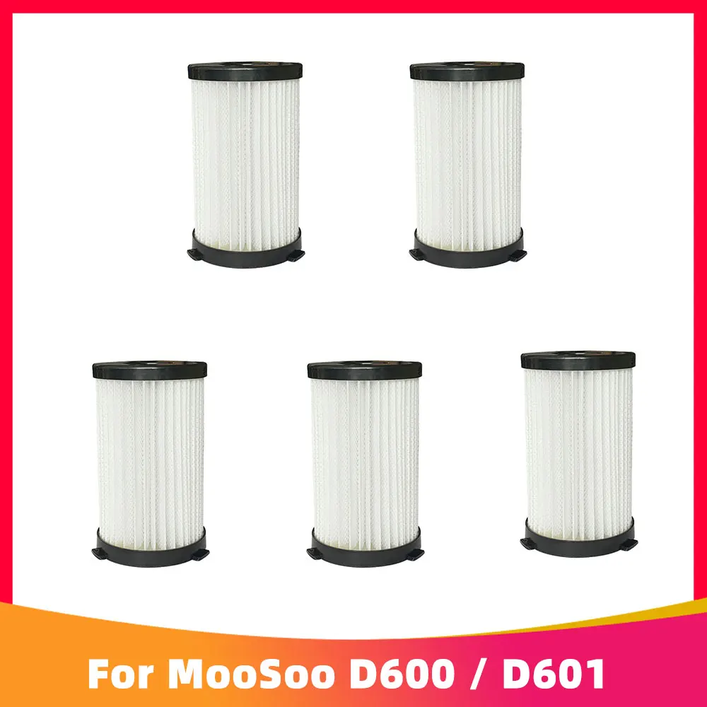 For MooSoo D600 / D601 iwoly V600 Corded Vacuum Cleaner Replacement Spare Parts Accessories Hepa Filter and Sponge Kit