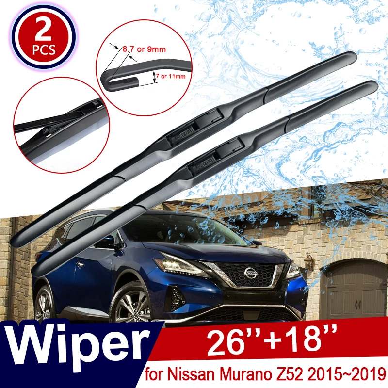 Автомобильные стеклоочистители для Nissan Murano Z52 2015 2016 2017 2018 2019 переднего ветрового