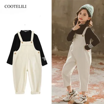 

COOTELILI 2pcs Kids Girl Clothes Sets For Children Spring Full Sleeve Top T-shirt + Pants Sets Kids Clothing