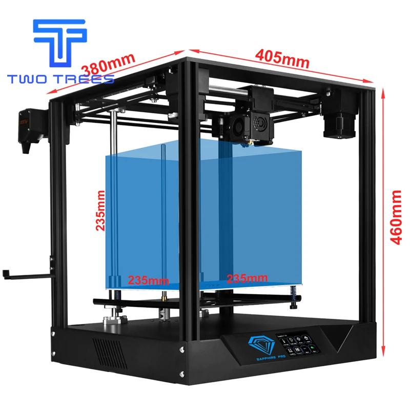 

TWO TREES 3D Printer Sapphire pro BMG Extruder CoreXY Aluminium Profile Frame Core xy High-precision Sapphire S