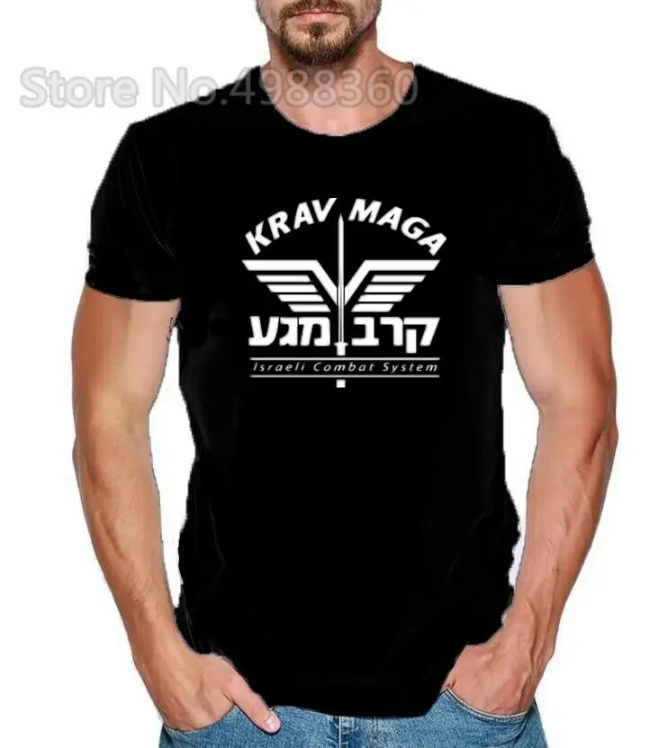 Футболка с изображением Израиля Krav Maga мужские футболки коротким рукавом на заказ