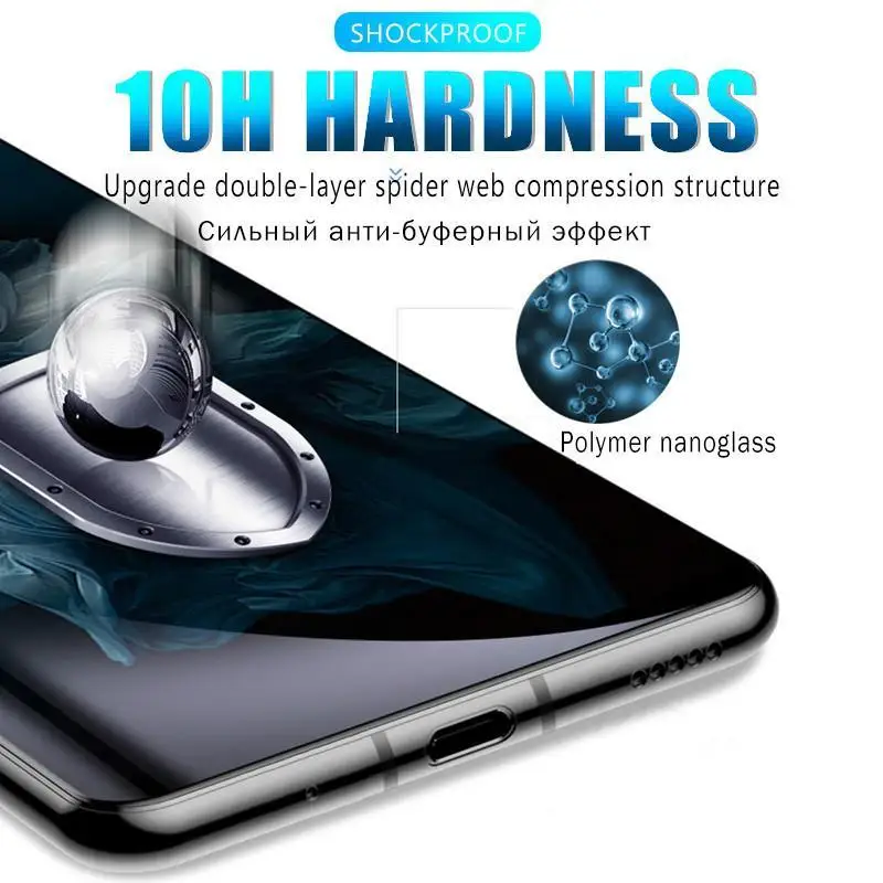 10pcs 9D Tempered Glass Screen Protector For Huawei Nova 5T 5 5i P20 Lite Y9 Prime Honor 20S 20 20i 8X 8C Full Cover Film