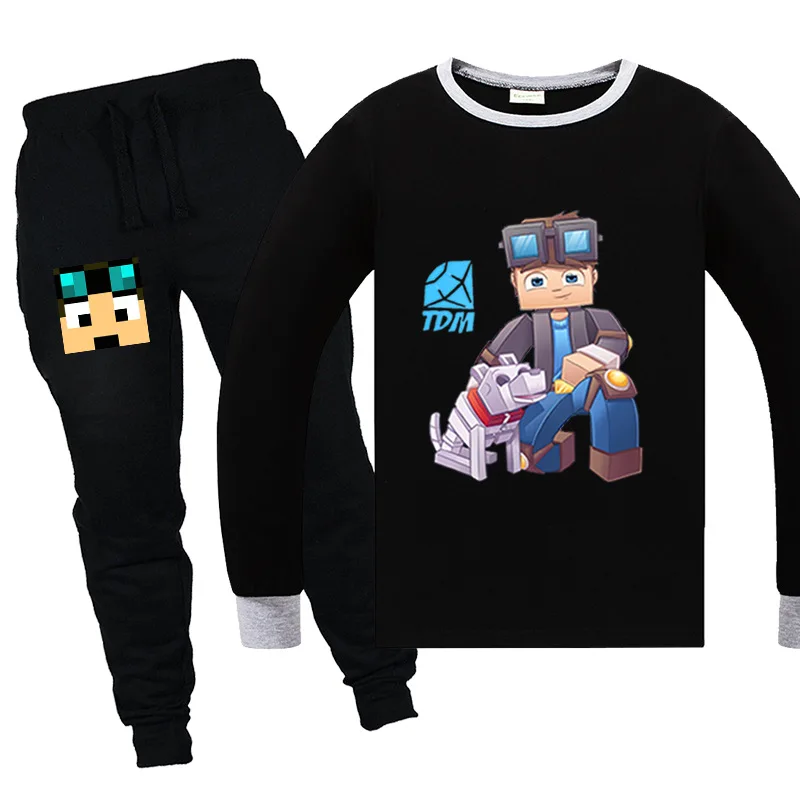 

2020 Cross-border e-commerce explosion model Dan TDM Stampy Cat Minecrafted Winter, spring, autumn Brand discount kids Leisure
