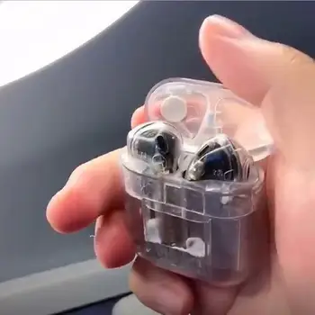 

5.0 Transparent shell bluetooth headset TWS binaural call music stereo personality trend fashion exploration version airpod