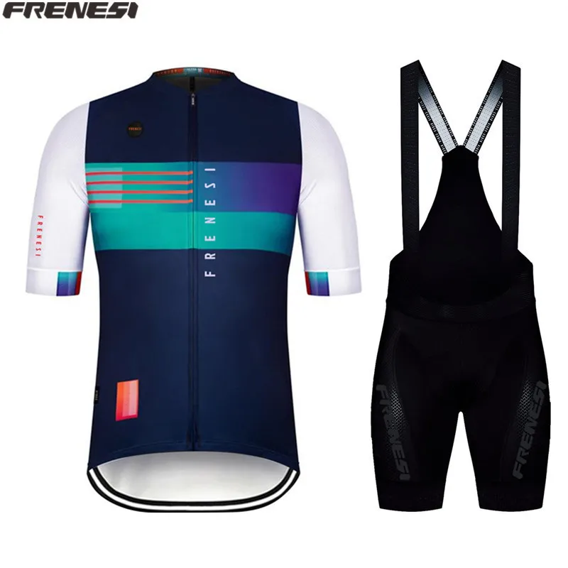 Frenesi 2020 Велоспорт Джерси наборы ciclismo maillot короткий рукав велосипедная одежда