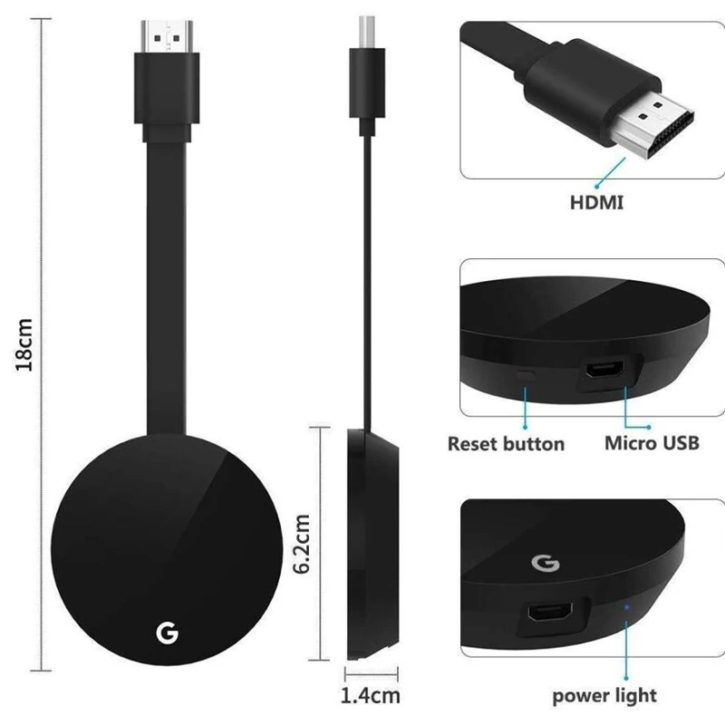 ТВ палка 5G Wi Fi 1080P G7S Дисплей приемник для Google Chromecast 3 mirascreen HDMI Miracast airplay ключ Ios и