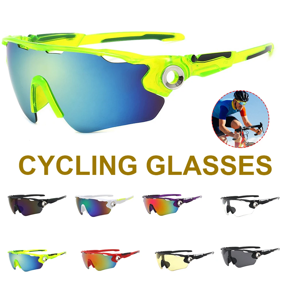 Cycling Eyewear Sunglasses UV 400 Protection Polarized Eyewear Cycling Running Sports Bike Sunglasses Goggles for Men Women