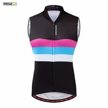Женское Велосипедное Wosawe жилет быстросохнущая сетка Летний жилет без рукавов дышащая езда Areo Gilet Спортивное нательное нижнее белье для прогулочный жилет