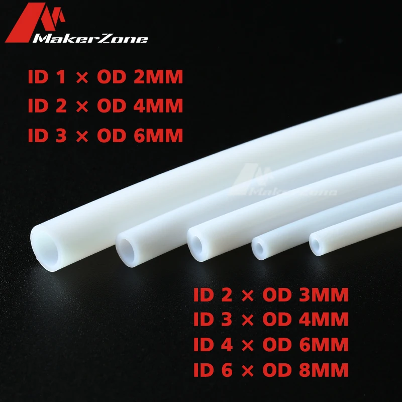 PTFE Tube Teflonto Extruder hotend RepRap Rostock Bowden Extruder 1.75mm ID2mm OD4mm Capricornus tube