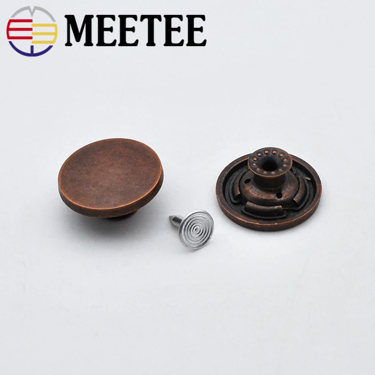 25pcs Metal Snap Buttons Zinc Alloy Jeans Button Press Studs Fasteners for Sewing Leather Craft Clothes Decorative|Пуговицы| |