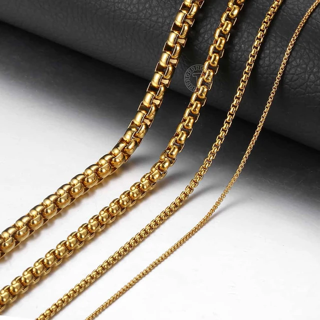 BOX CHAIN NECKLACE – Vacier