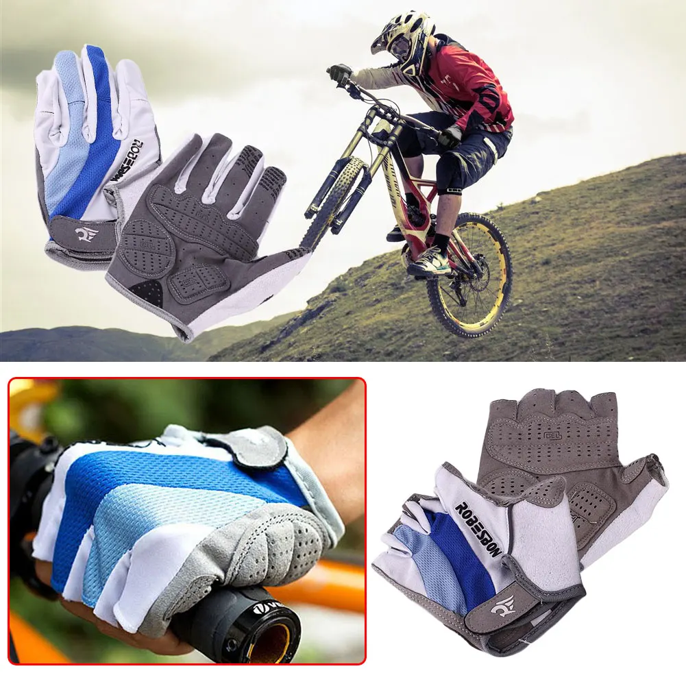 Спортивные перчатки для велоспорта MTB, дышащие эластичные защитные перчатки