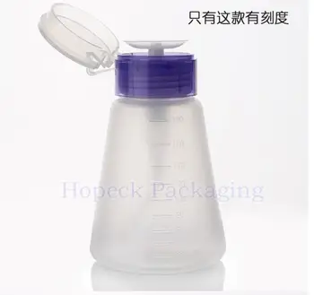 

2pcs Press Bottles Empty Dispensers Refillable Pump-Bottles Makeup Container for Astringent Cleansing Lotion Acrylic Remover