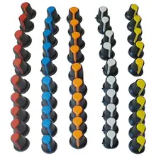 30/50 шт ручки потенциометров WH148 потенциометра Кепки 6 мм вал электронный компонент 5X17 мм, 5 цветов