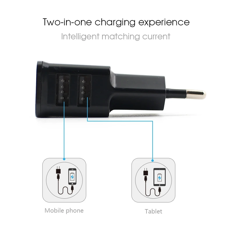 Power Adapter AC DC 5V 2A Adapter Supply Chargers One USB Portable Universal Charger EU Plug For Mobile Phone / light strip Charging Converter