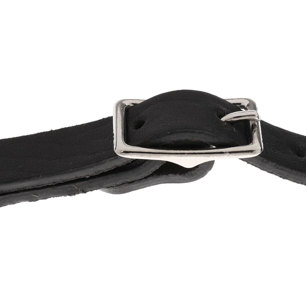 Pack of 2pcs 22cm/8.66'' Horse Riding Artificial Leather Spur Straps Equestrian Boots Accessories