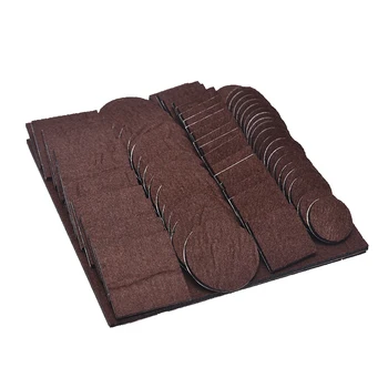 

80/130pcs Furniture Chair Table Leg Self Adhesive Felt Wood Floor Protector Pads
