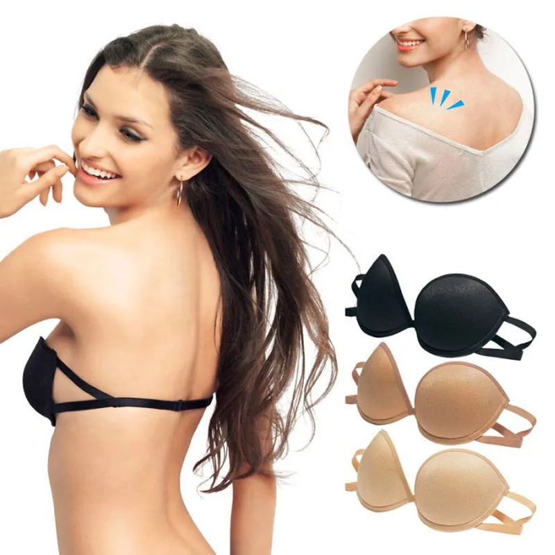 

Japanese Style Strapless Invisible 3/4 Cup Sexy Push Up Bra Underwear Wedding Dress Small Breasts Seamless Anti-skid Bralette