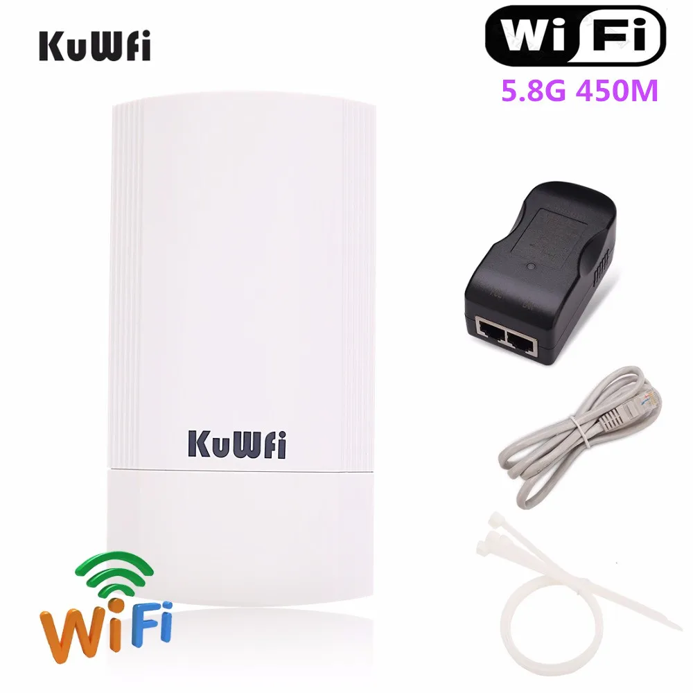 KuWFi 450Mbps беспроводной CPE Wi-Fi мост 5 8G открытый и закрытый Беспроводной
