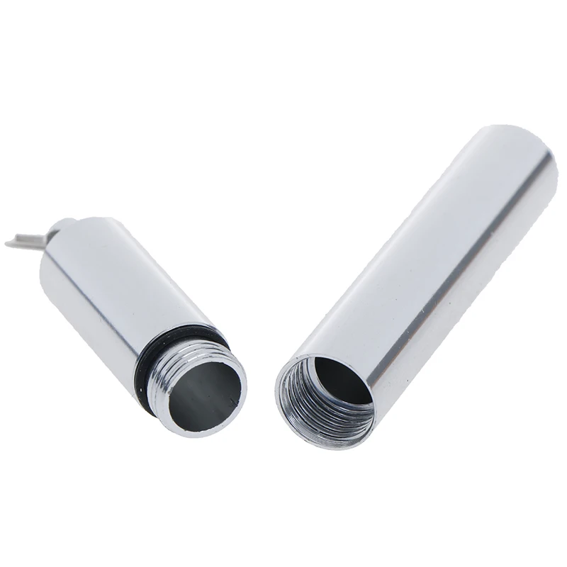 

1pcs Aluminum Waterproof Pill Box Case Bottle Mini Drug Holder Container Keychain Medicine Box Health Care