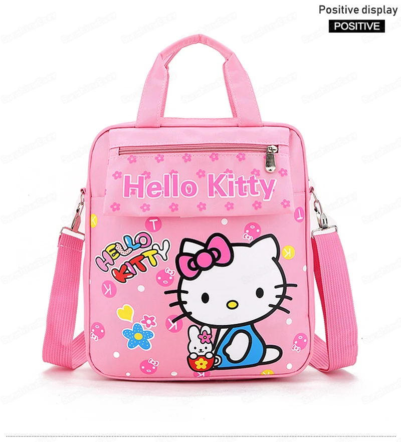 HELLO KITTY, сумка-мессенджер на плечо, Детская сумочка с изображением героев мультфильмов, вечерние модные сумки на плечо, сумка через плечо для девочек-подростков