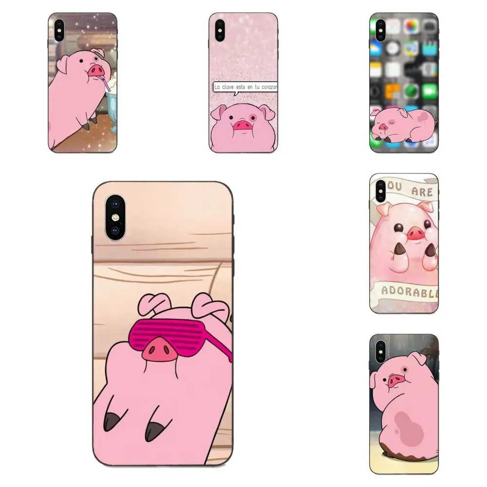 

Soft Stylish Case For Xiaomi Redmi Note 3 3S 4 4A 4X 5 5A 6 6A 7 7A K20 Plus Pro S2 Y2 Y3 Gravity Falls Waddles Pink Pig