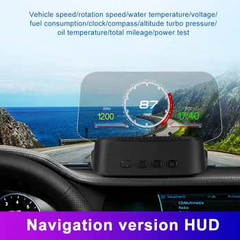 

Car Display Universal OBD High-definition Navigation Projector Smart HUD Heads-up Display Car Styling