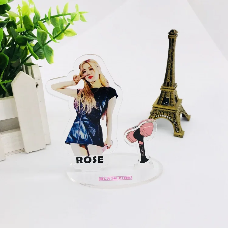 Blackpink kpop головоломки стоячие тарелки подарок JISOO Дженни - Цвет: rose