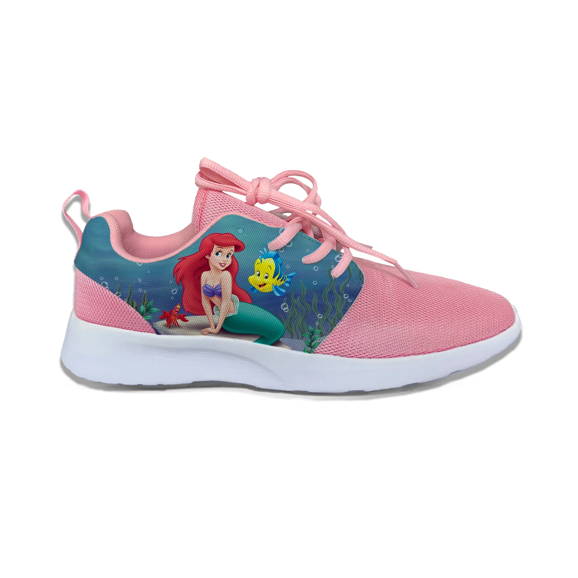 Ariel 2 Fairy Ariel Hot Cartoon Fashion Kids Sport Running Shoes Cute Novelty Breathable Lightweight Casual Sneakers Girls Children - Цвет: Ariel 2
