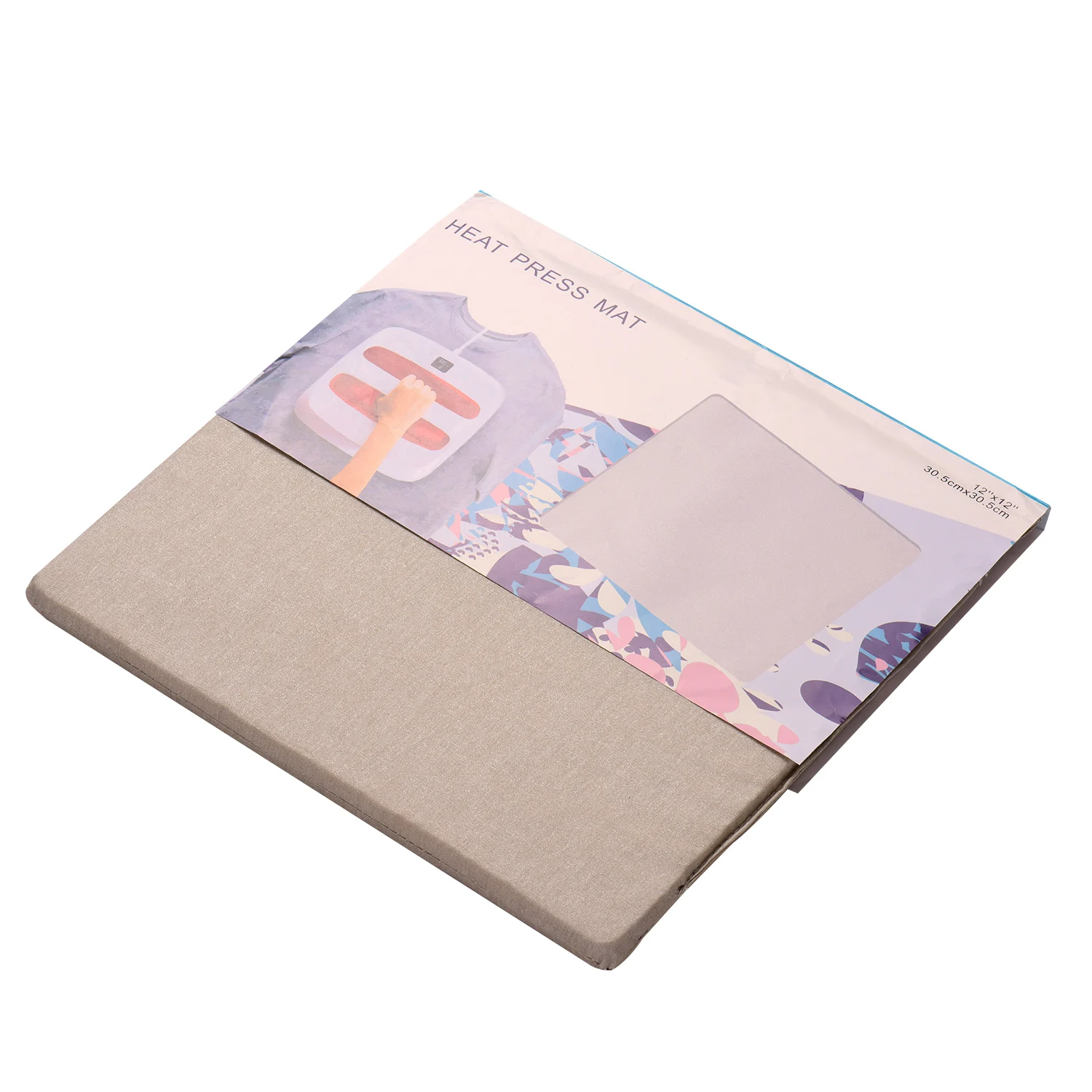 Aibecy 12*12 дюймов термоприжимной коврик гладильная подушка для футболок высокая термостойкость теплопередача сублимация