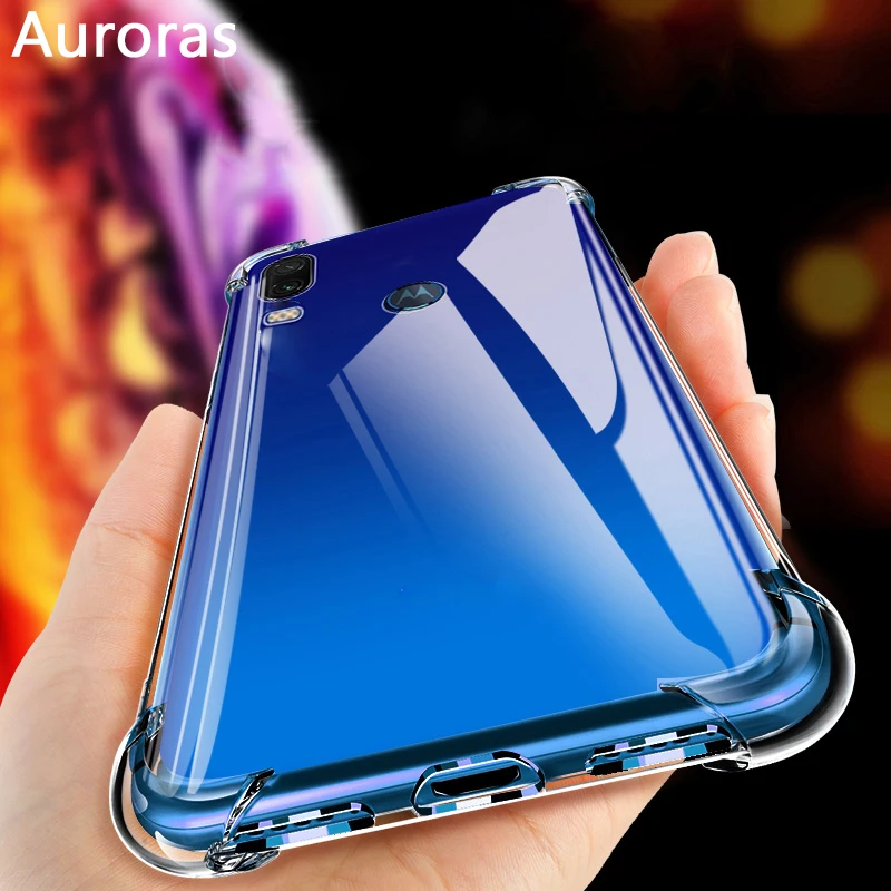 

Auroras For Moto One Vision Case Official Original Transparent Shockproof Clear Phone Cover For Moto One Vision Cases